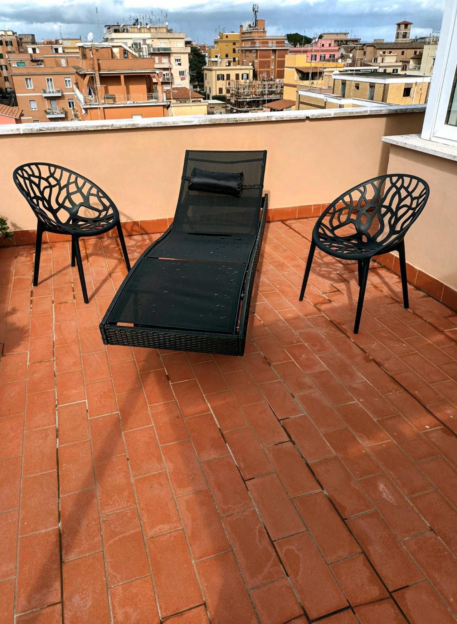 Casetta Sole, Superattico Con Terrazzo Vicino San Pietro, New Rom Zimmer foto